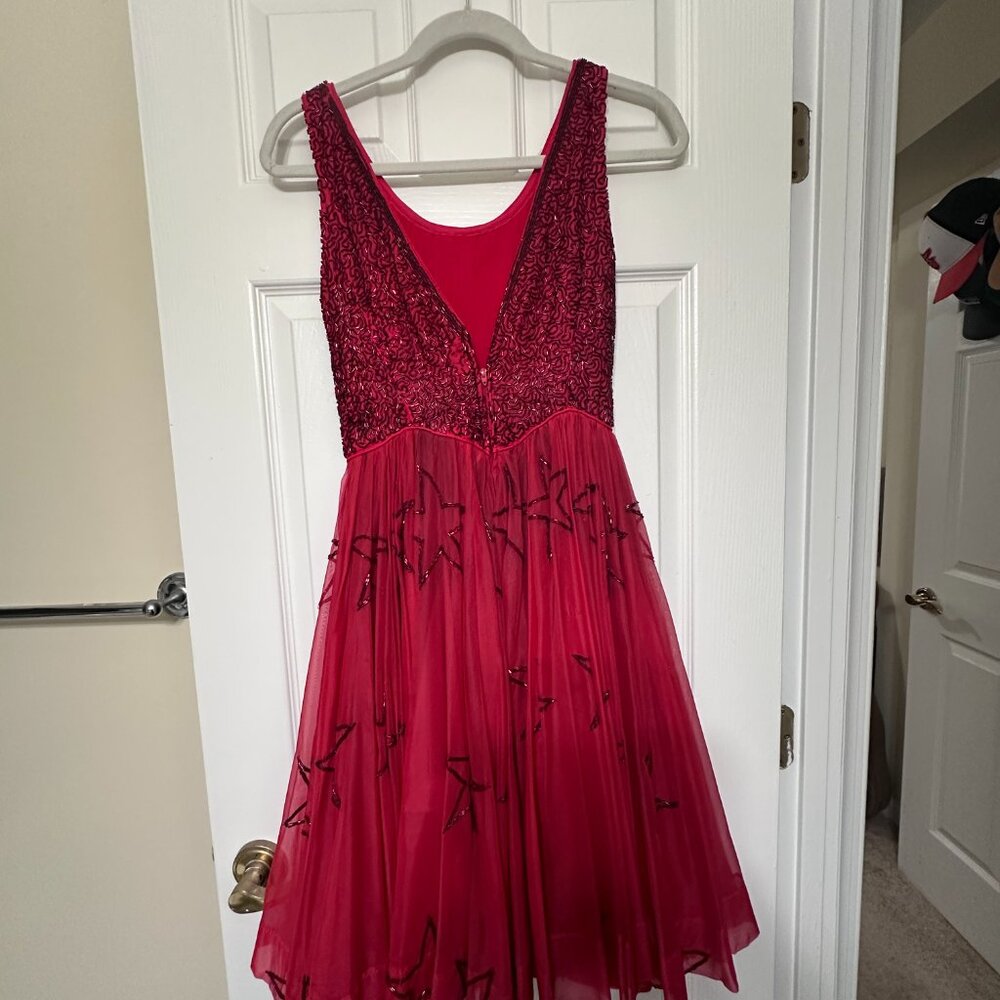 50’s Vintage Beaded Dress Size 0 - Picture 6 of 11